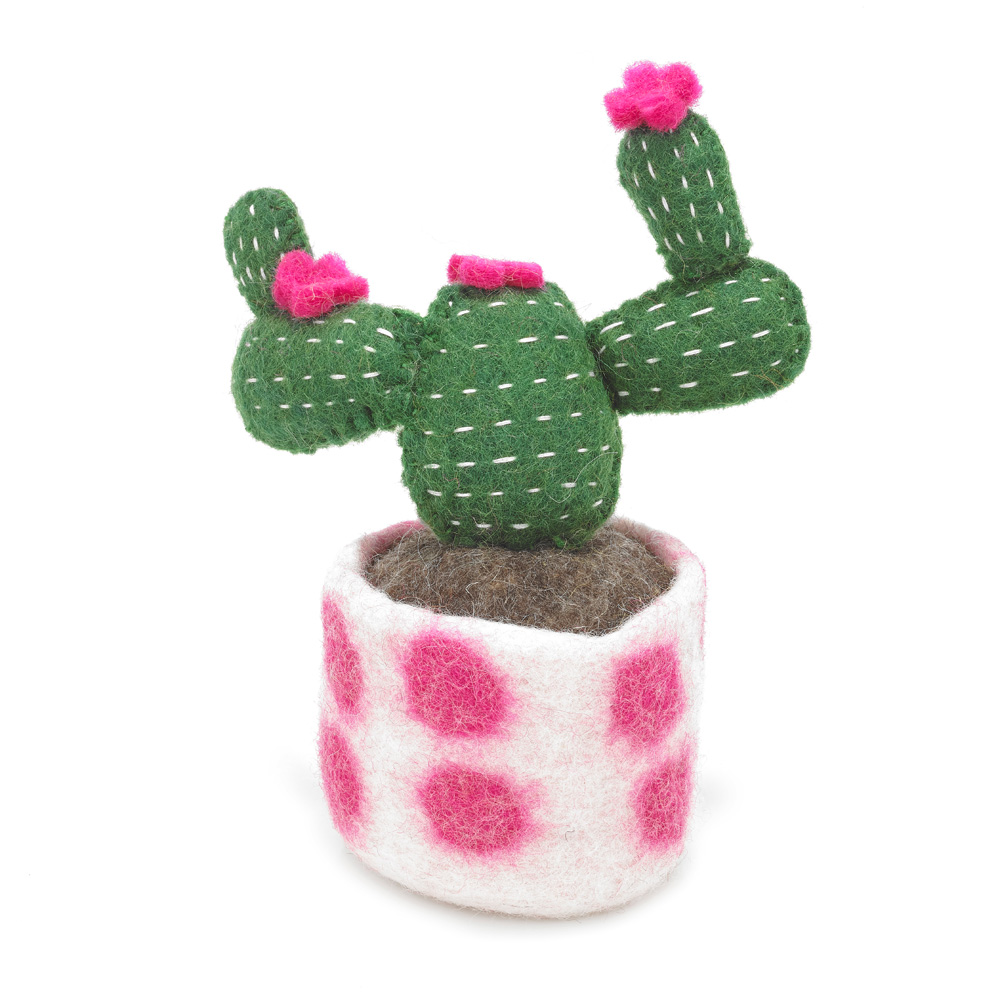 Felt so good – Handmade Biodegradable Felt Cactus Standing Deco…