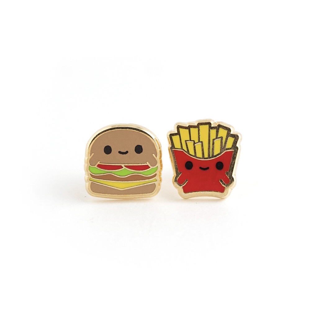 LUXCUPS CREATIVE- FAST FOOD FRIENDS EARRINGS