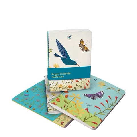 Roger La Borde – Hummingbird Set Of 3 – A6 Notebooks