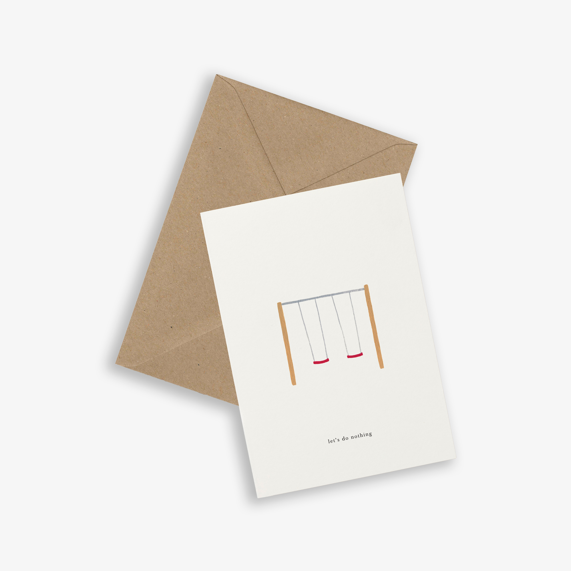 Kartotek Greeting Card – Swing set (let’s do nothing)
