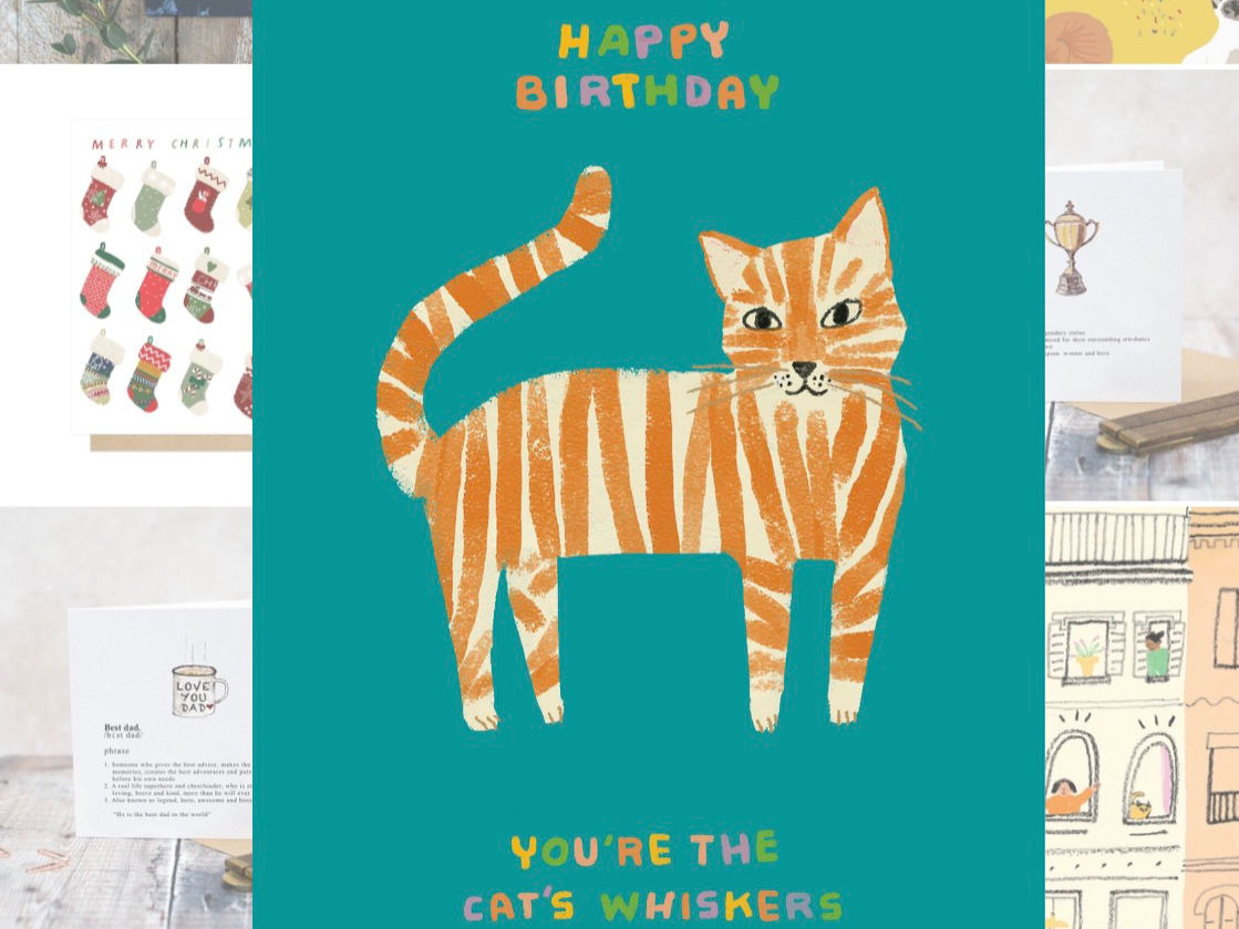 HAPPY BIRTHDAY- You’re the cat’s WHISKERS