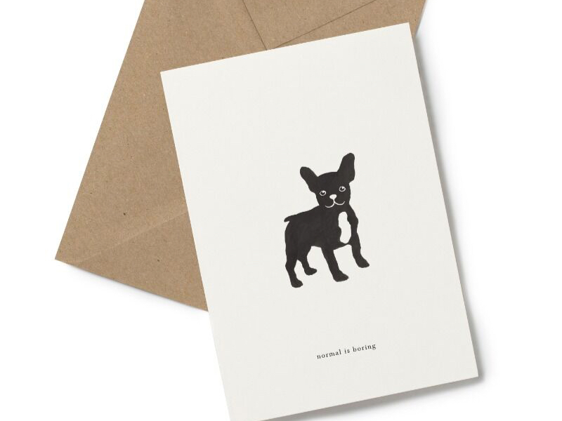 Kartotek Greeting Card – Frenchie