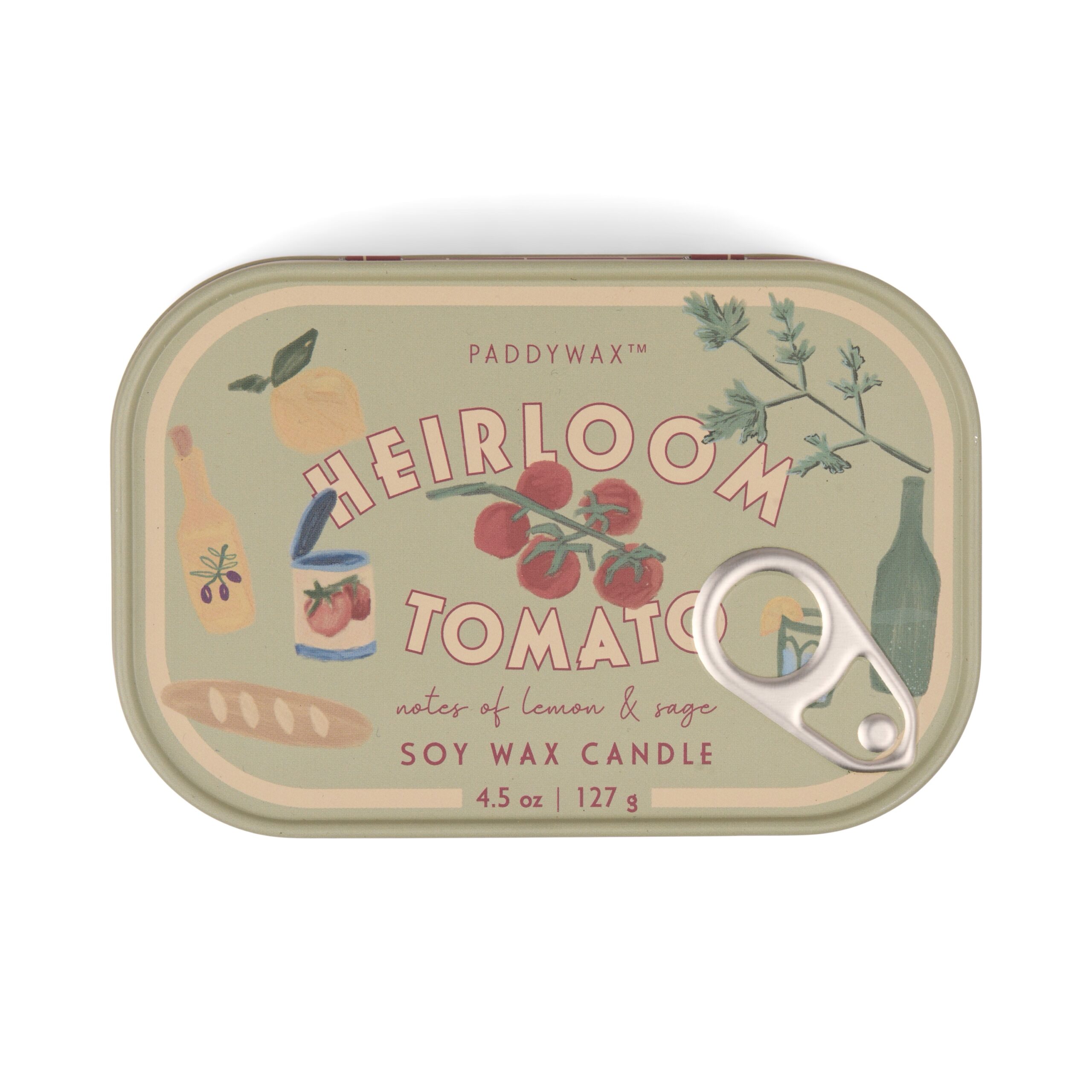 PADDYWAX Heirloom Tomato – Bistro Tin 4.5 oz Candle