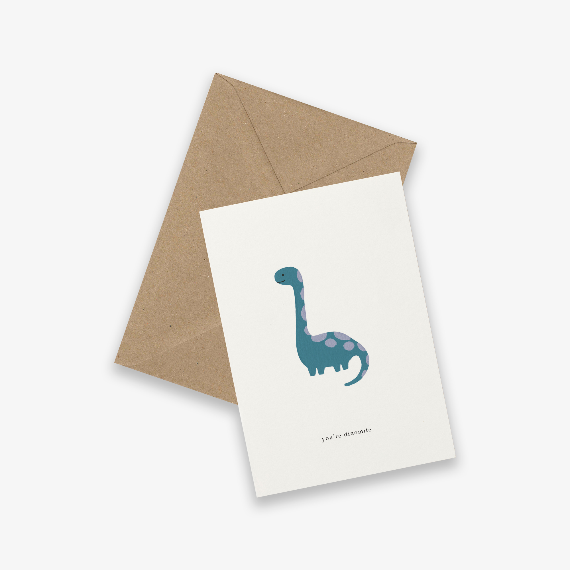Kartotek Greeting Card – Dinosaur (you’re dinomite)