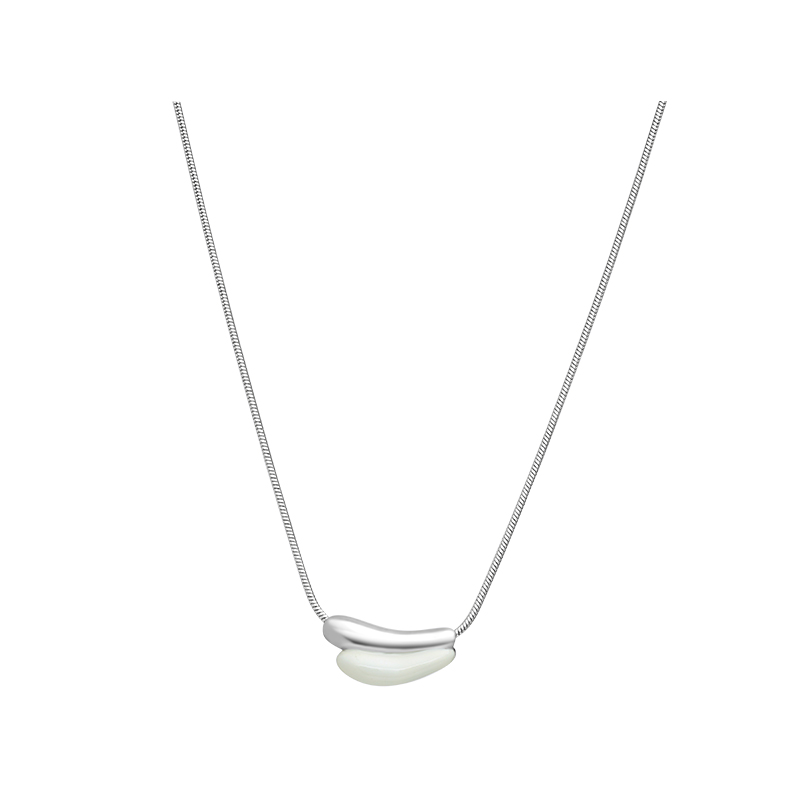 ARSIS – Flowing Clouds Streaming Necklace (Silver)