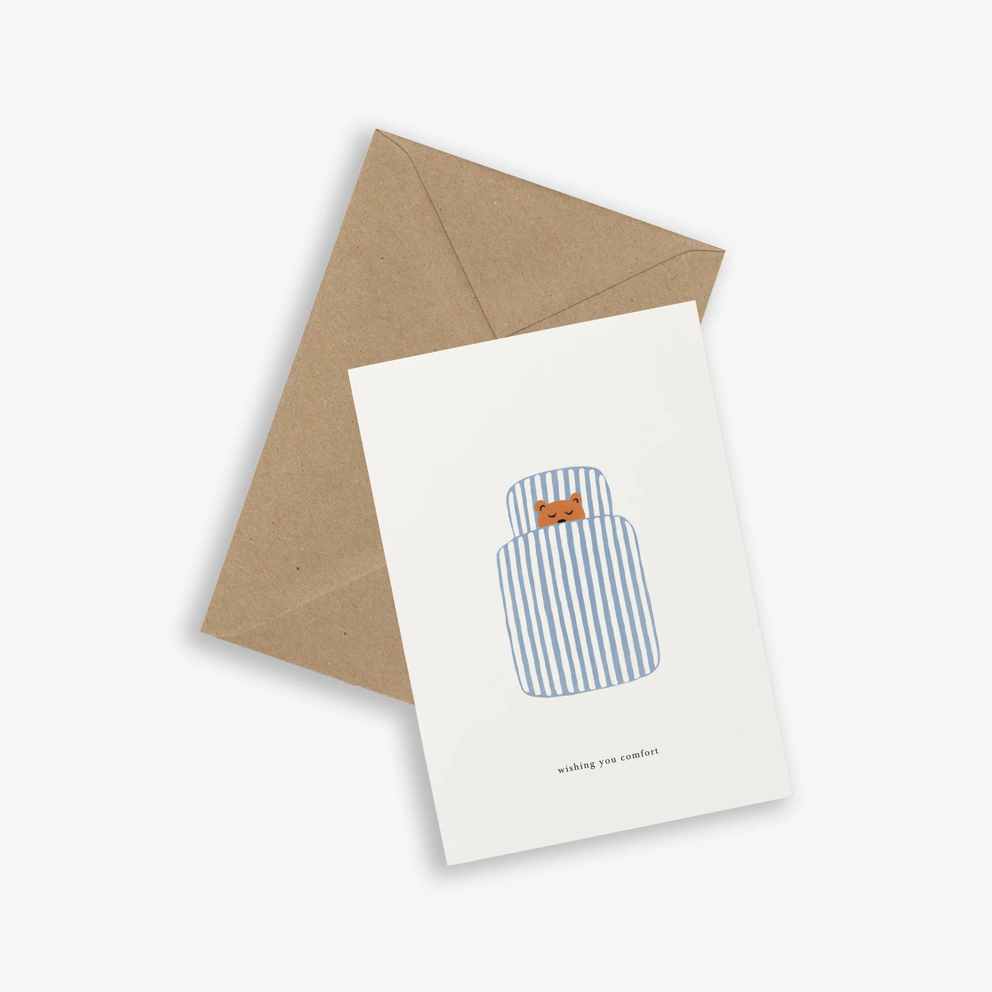 Kartotek Greeting Card – Duvet (wishing you comfort)