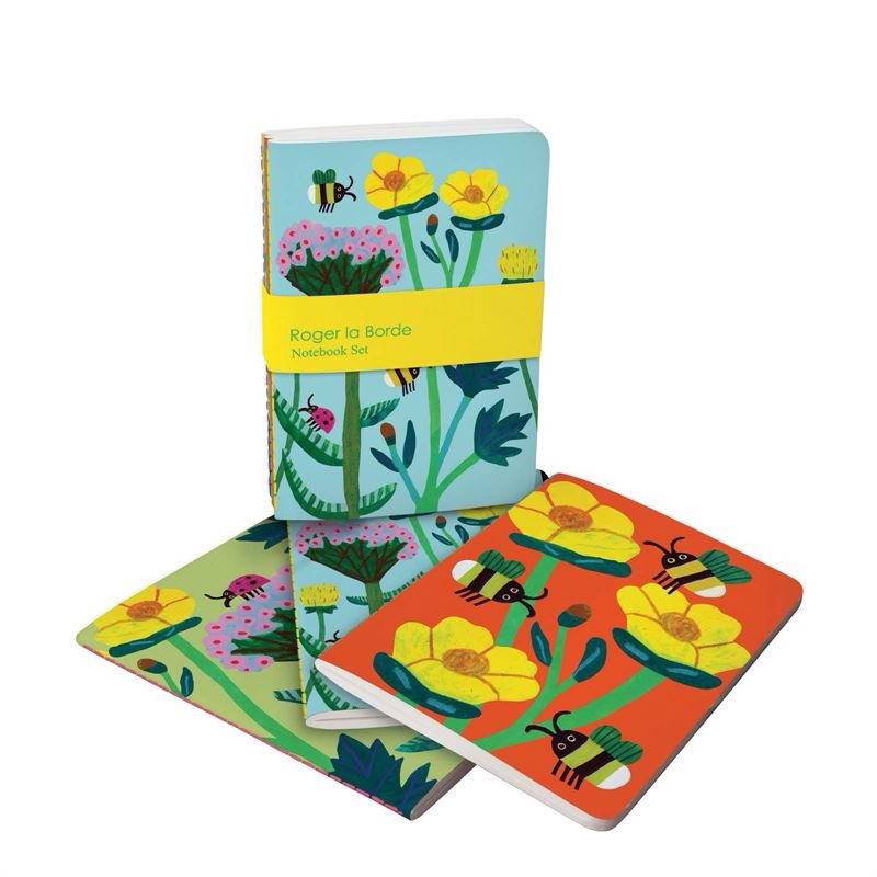 Roger La Borde – Honey Set of 3 – A6 NoteBooks