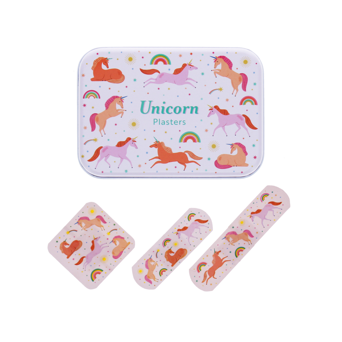 Rex London- Unicorn - Plasters In A Tin (Pack Of 30)