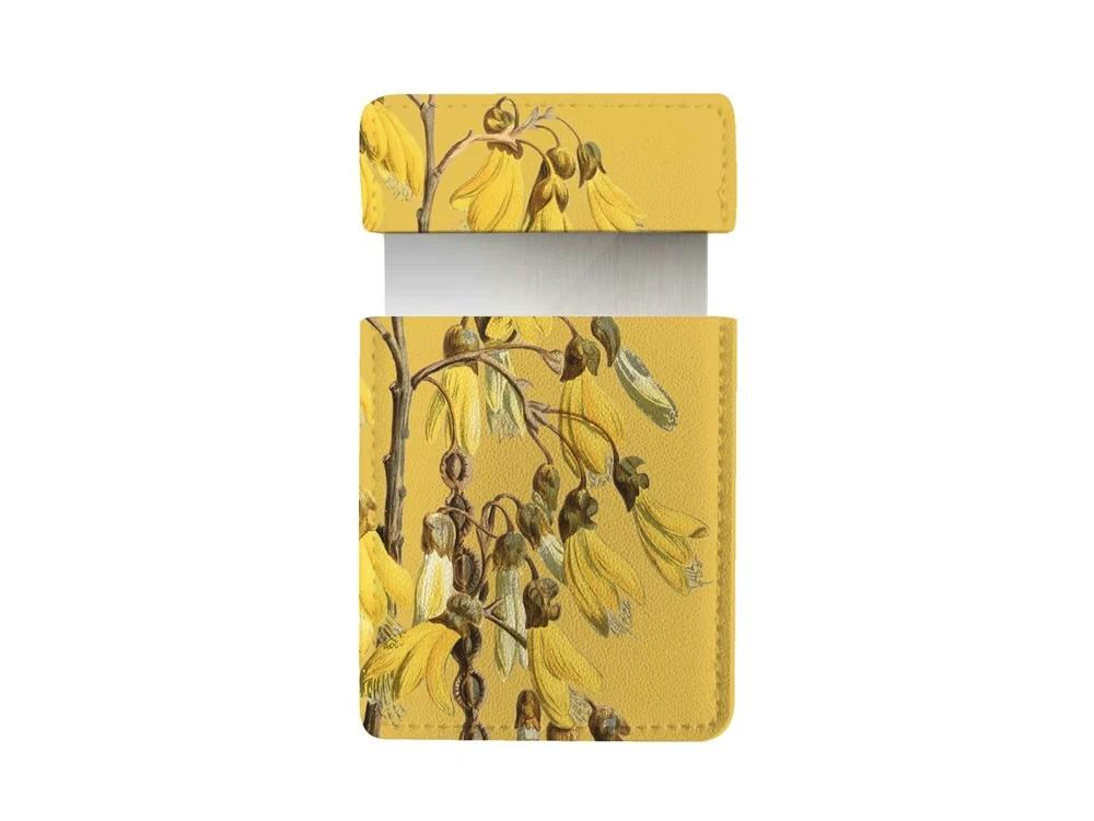 Vintage Botanical Kowhai Pocket Mirror