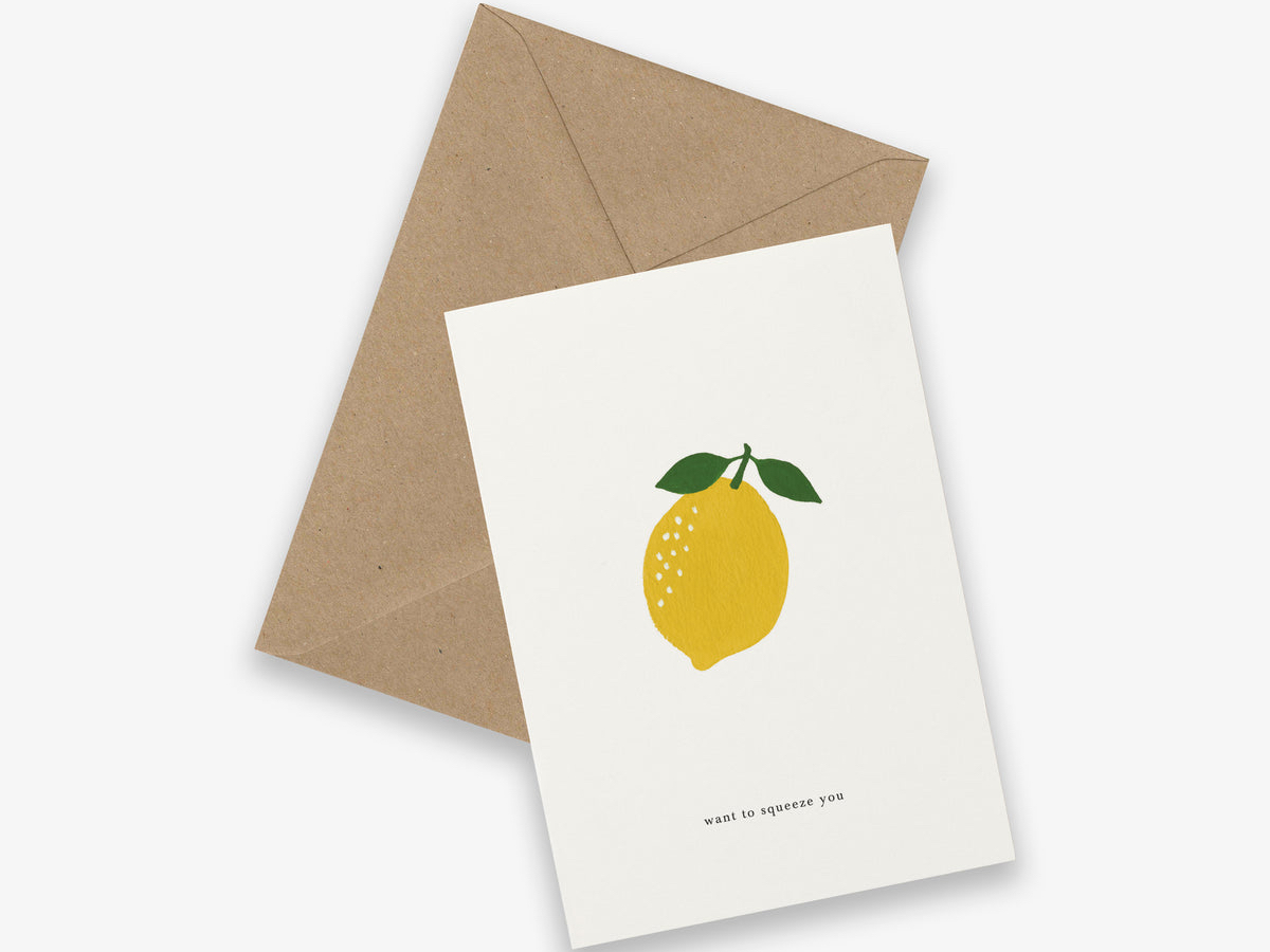 Kartotek Greeting Card – LEMON