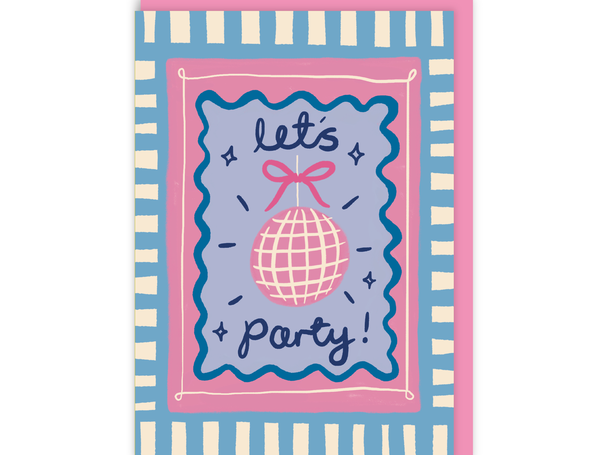 PARTY DISCO BALL BIRTHDAY CARD