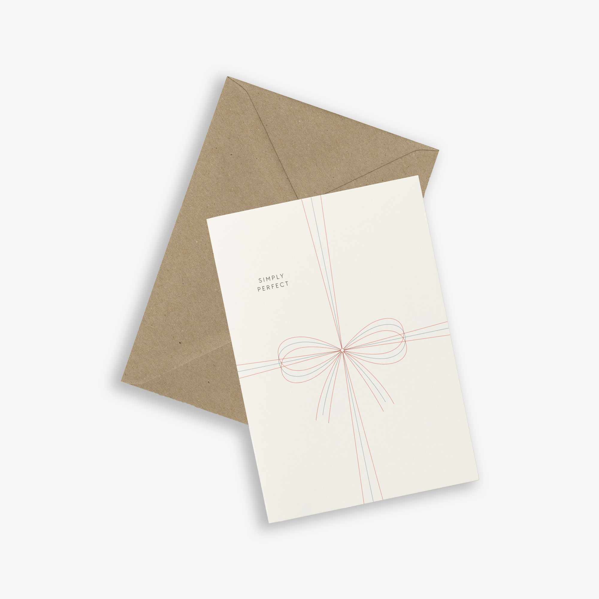 Kartotek Greeting Card – Bow
