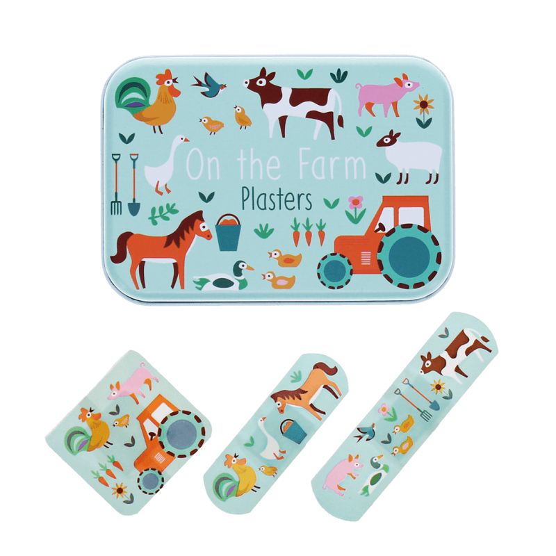 Rex London Plasters In A Tin 30pk (On The Farm)