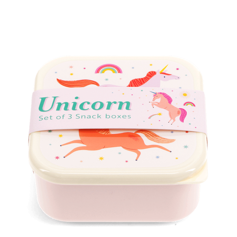 Rex London- Snack boxes (set of 3) - Unicorn