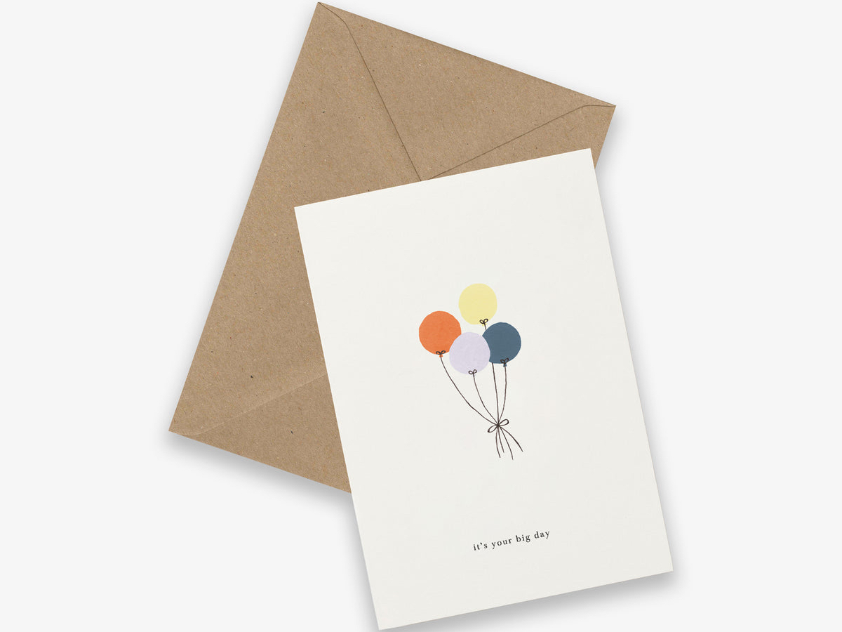 Kartotek Greeting Card – balloons