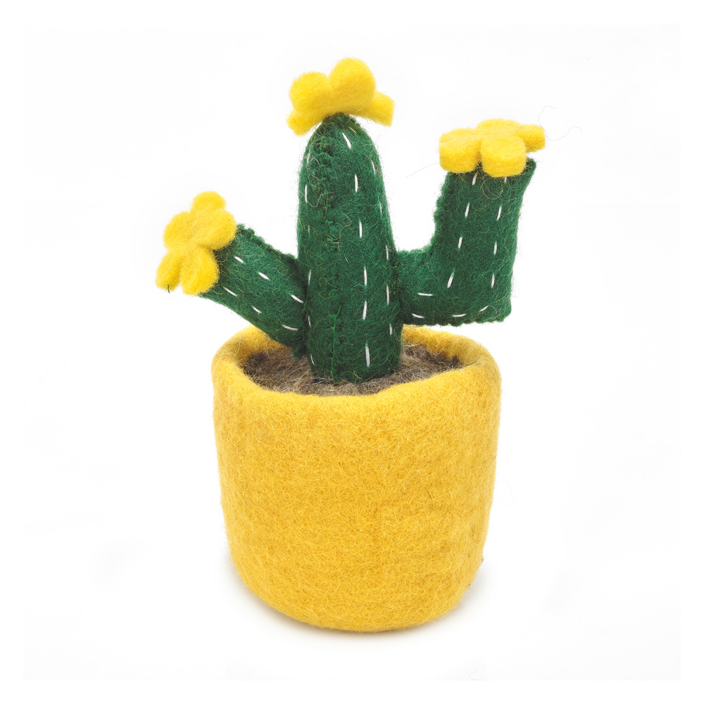 Felt so good – Handmade Biodegradable Felt Cactus Standing Deco…