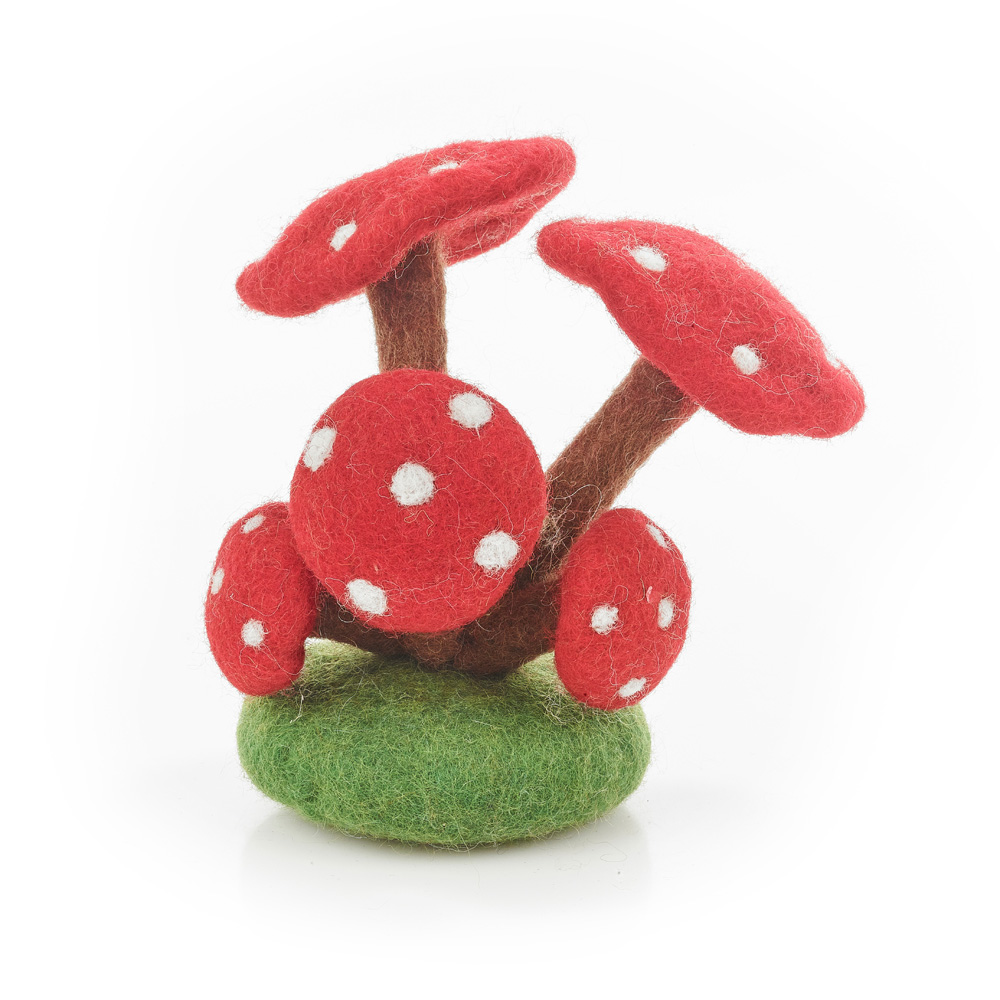 Felt so good – Handmade Felt Woodland Toadstool Stump Autumnal…