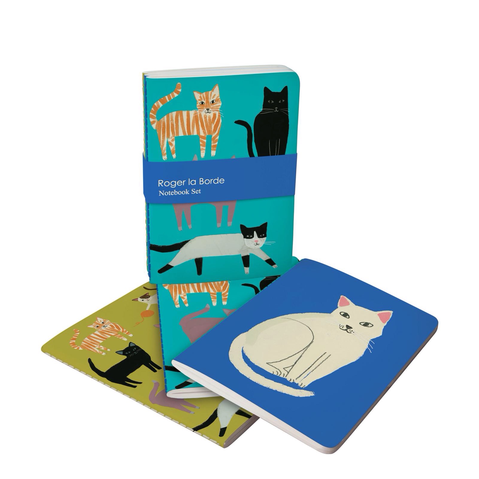 Roger la Borde-Pretty Paws-A6 Softback Notebook Set