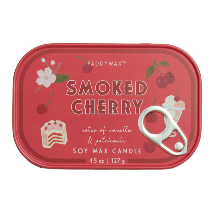 Paddywax Bistro 127g ‘Smoked Cherry’ Cherry Tin Candle