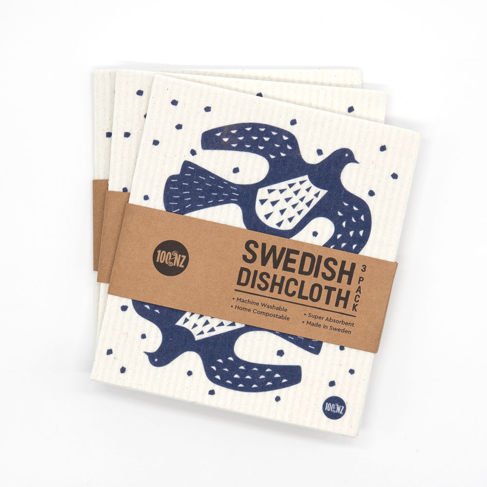 Swedish Dishcloths – Linocut