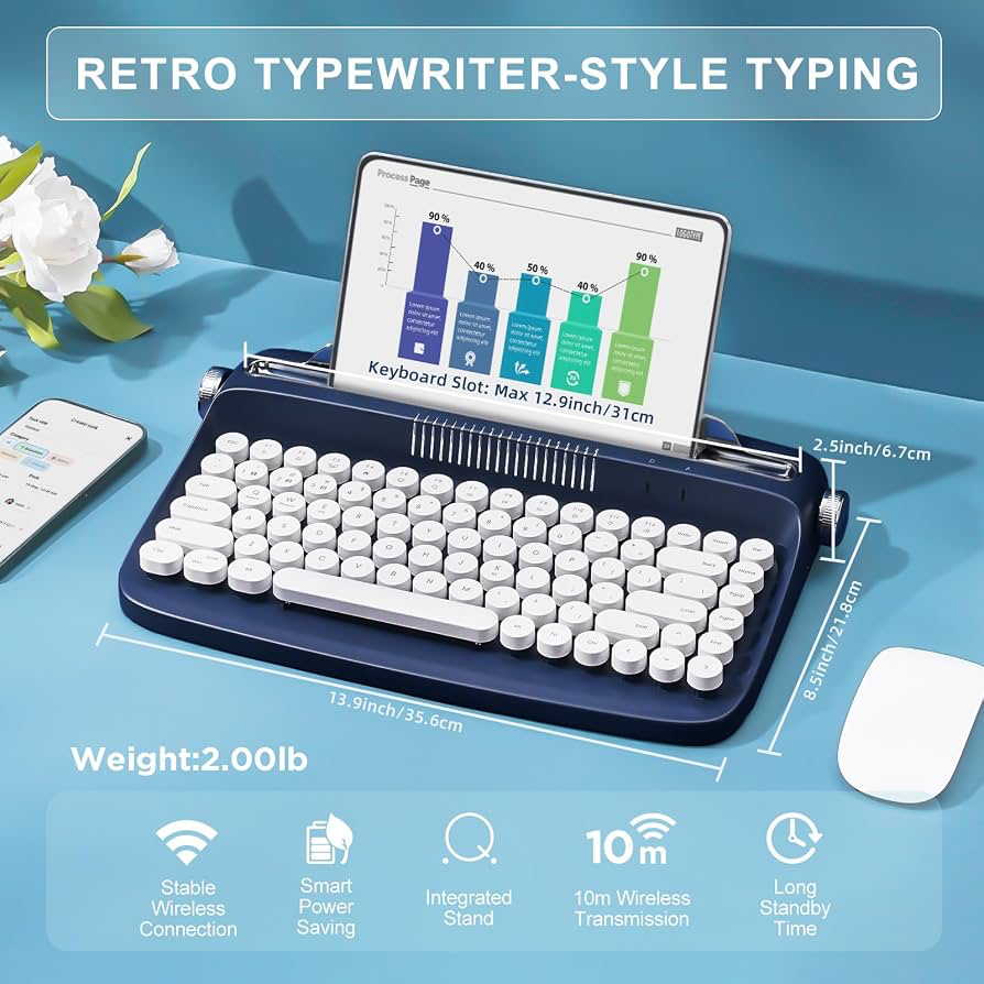 ACTTO - Retro Bluetooth Keyboard