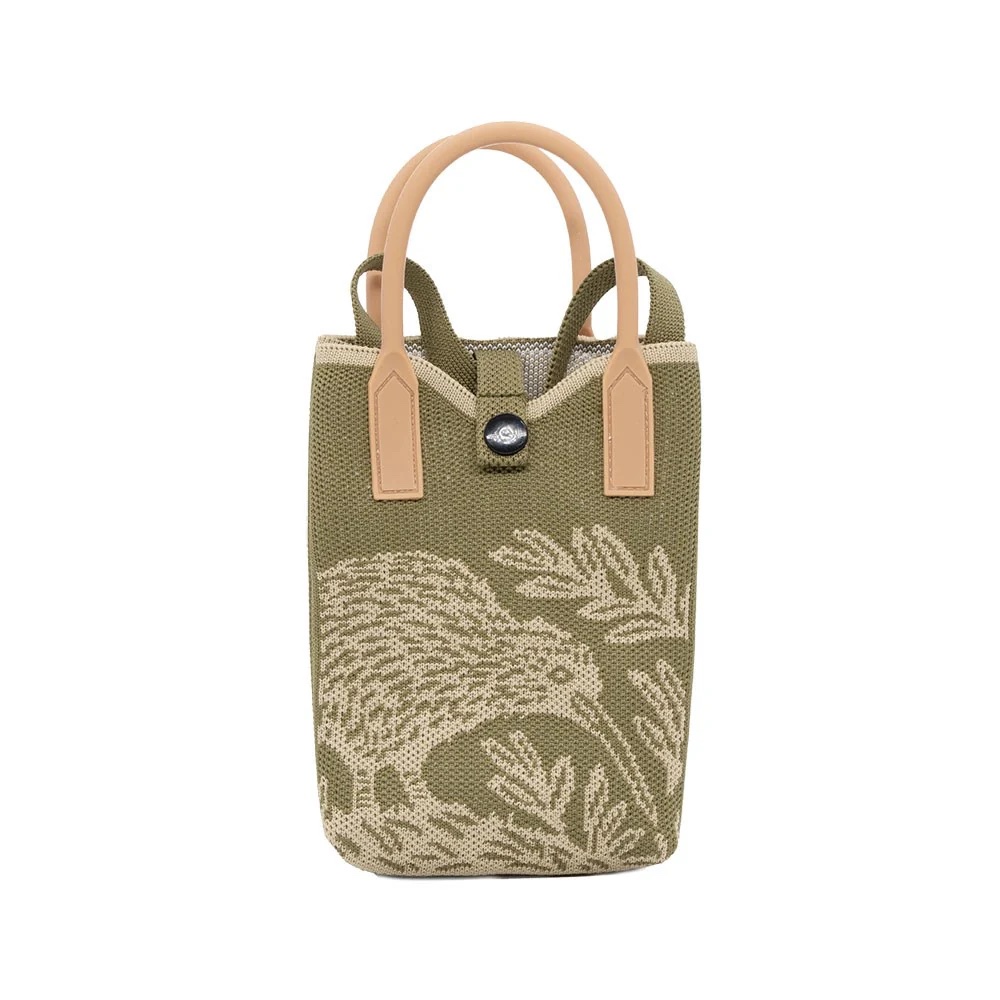 100%NZ- Kiwi Woodcut Cross-body Bag