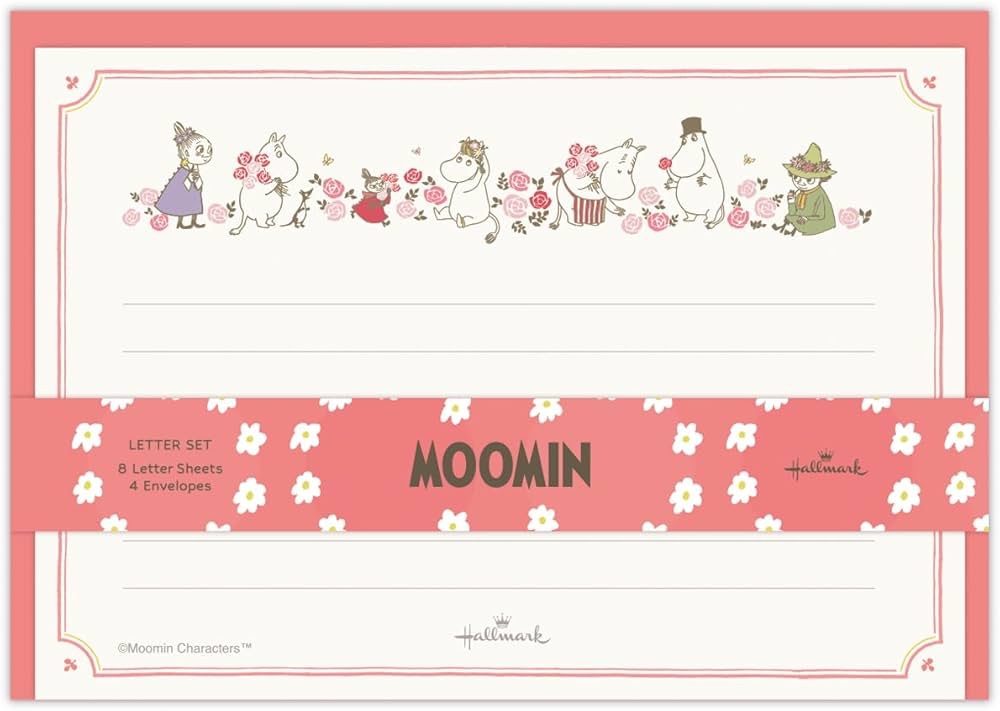 Hallmark Moomin Letter Set- My Little Something Red