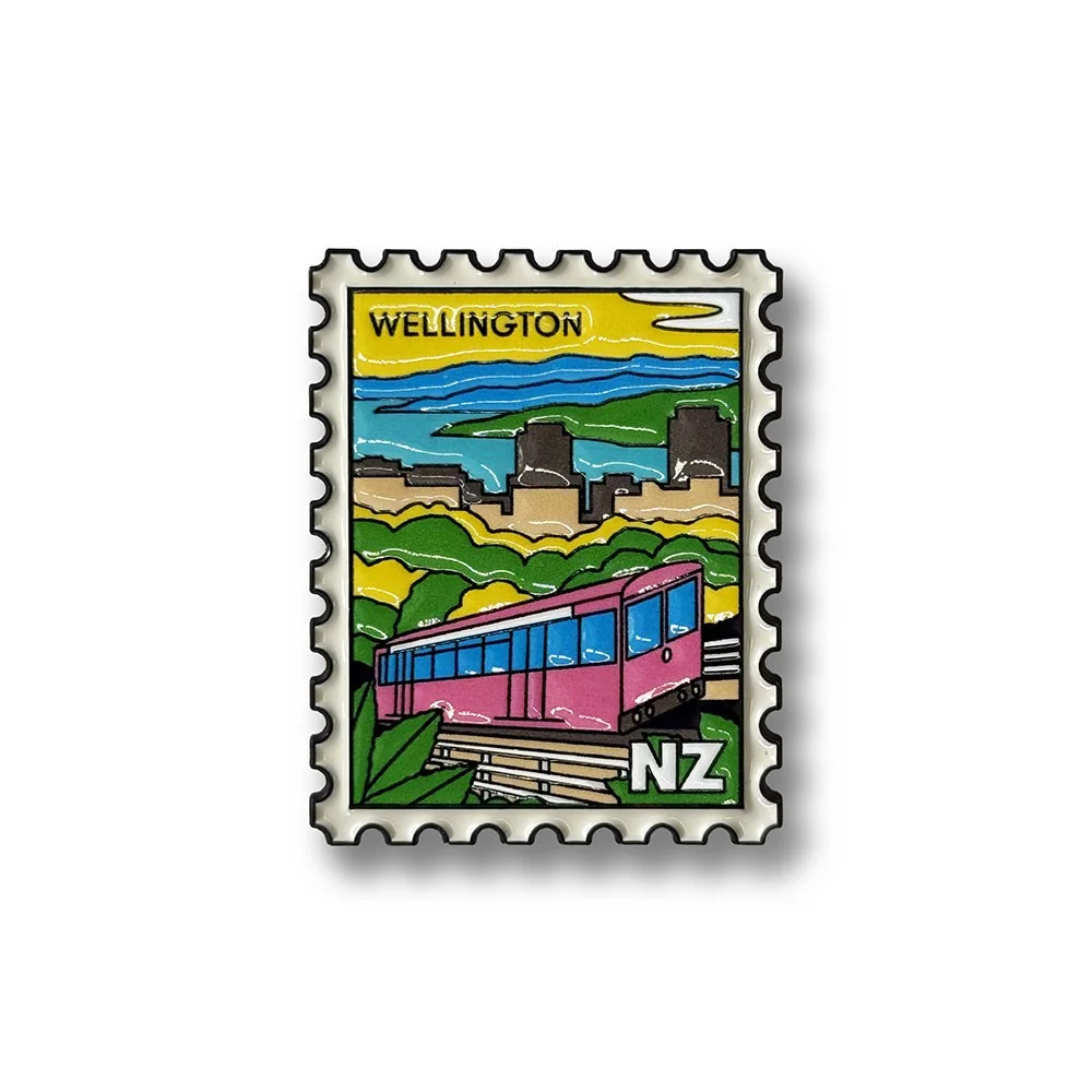Wellington Cable Car Collectible Stamp Magnet