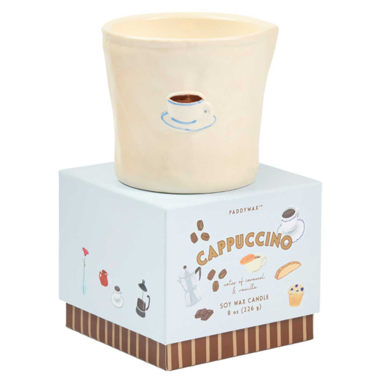 Paddywax Bistro 226g ‘Cappuccino’  Ceramic Candle