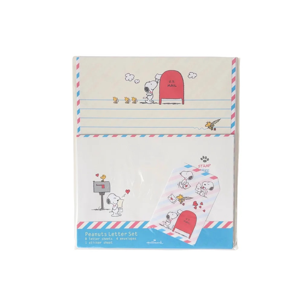 Hallmark Snoopy Peanuts Letter Set – U.S Mail Design