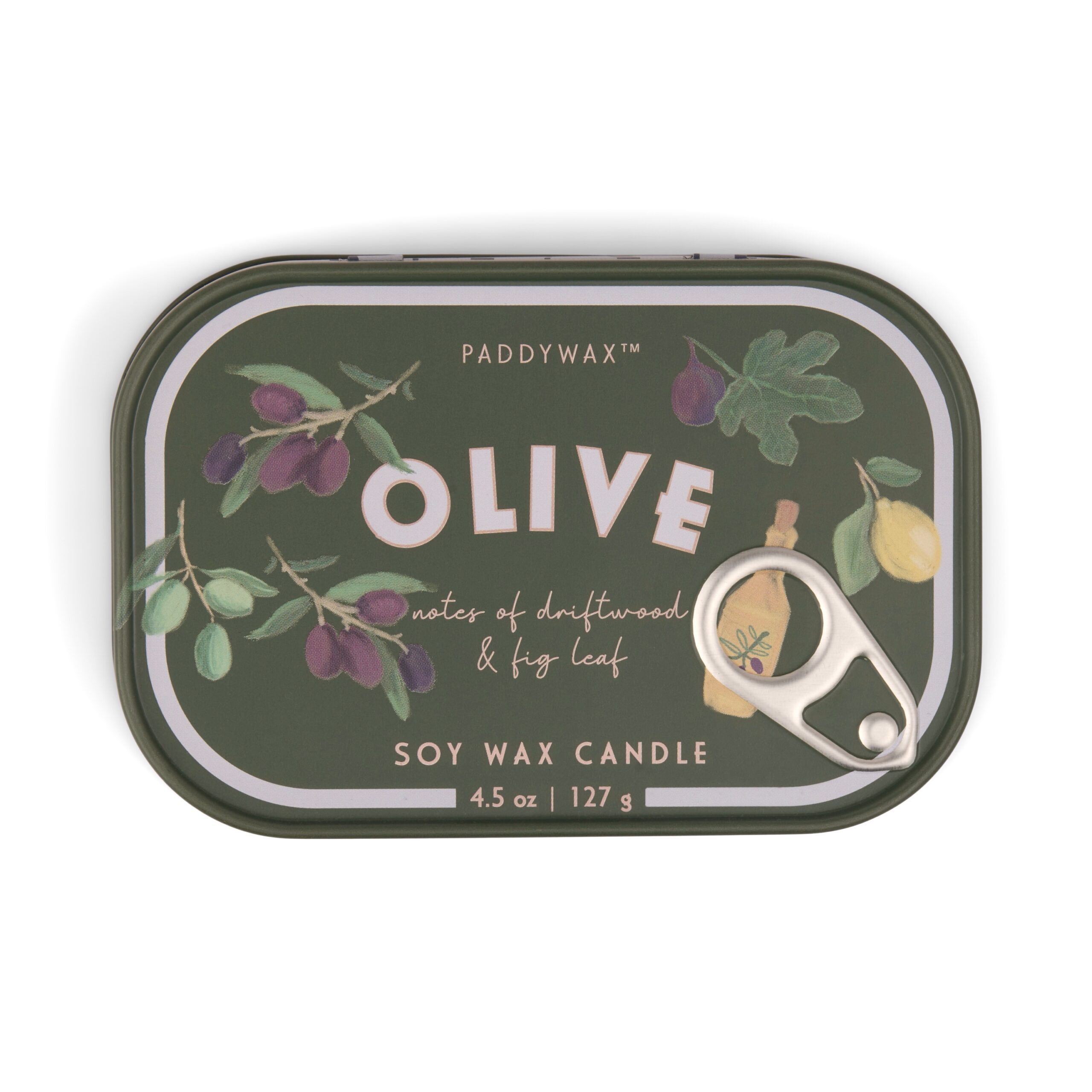 PADDYWAX Fig & Olive – Bistro Tin 4.5 oz Candle