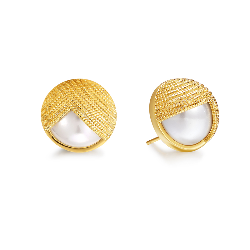 ARSIS – Pearl Hoop Earrings