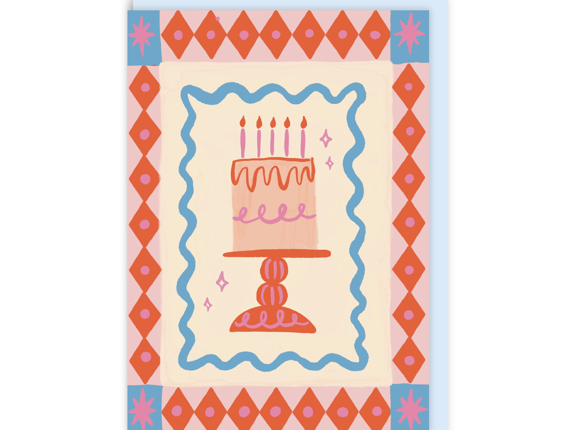 FANCY CAKE BIRTHDAY CARD