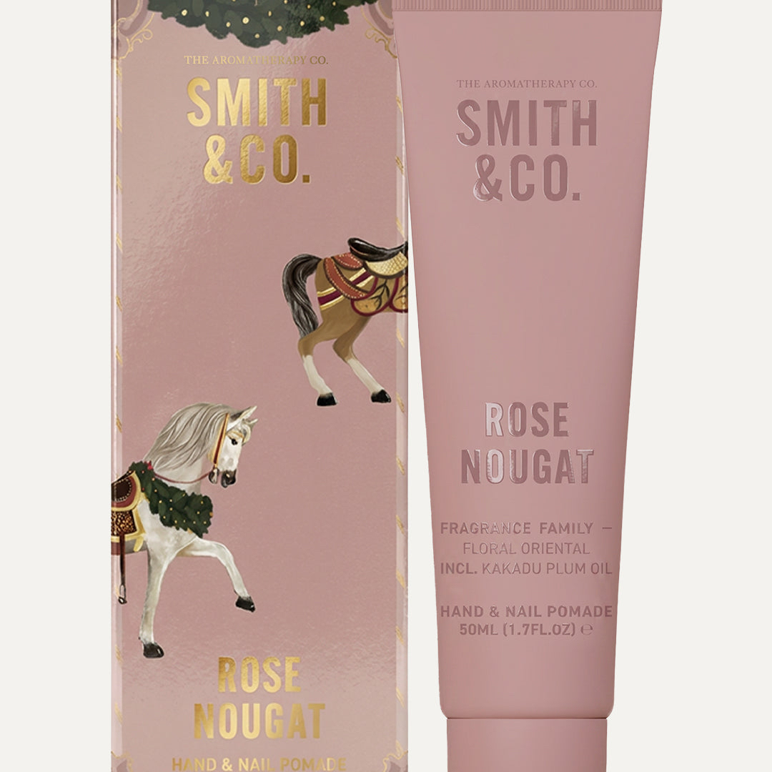 Smith & Co Festive Rose Nougat Hand Cream 50mL