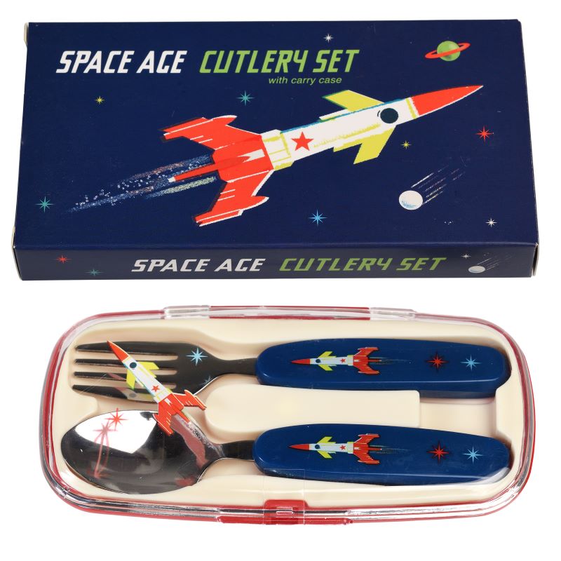 Rex London Space Age Children’s cutlery set