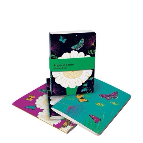 Roger La Borde – Night Flower Set of 3 – A6 Notebooks