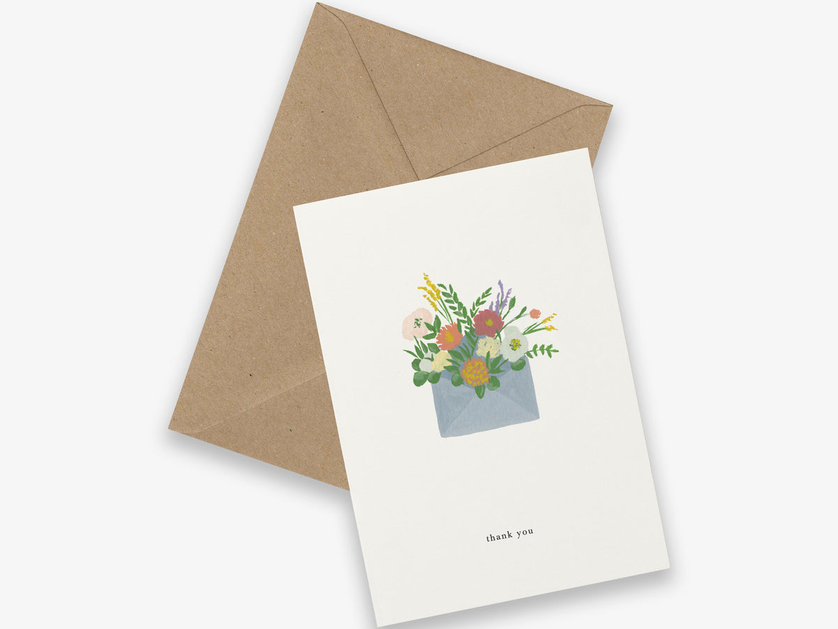 Kartotek Greeting Card – FLOWER ENVELOPE