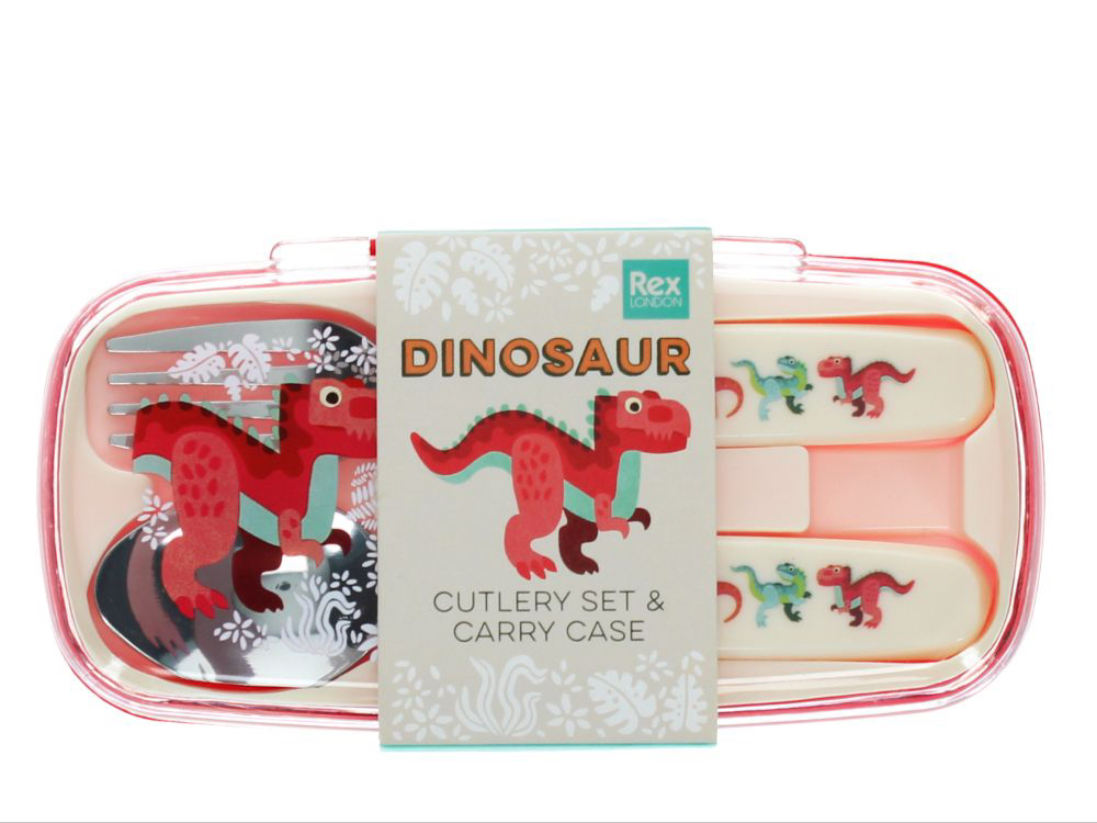 Rex London- Baby Dino Child Cutlery Set
