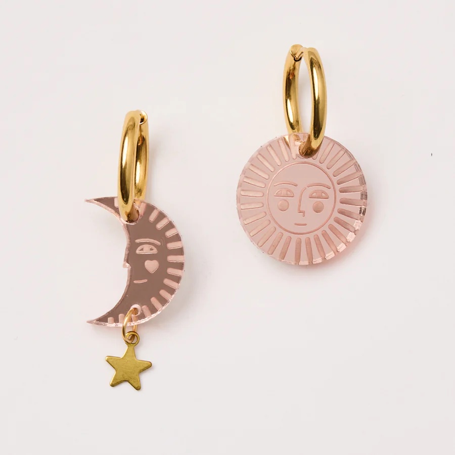 Martha Jean- ERMA + VENUS EARRINGS – ROSE