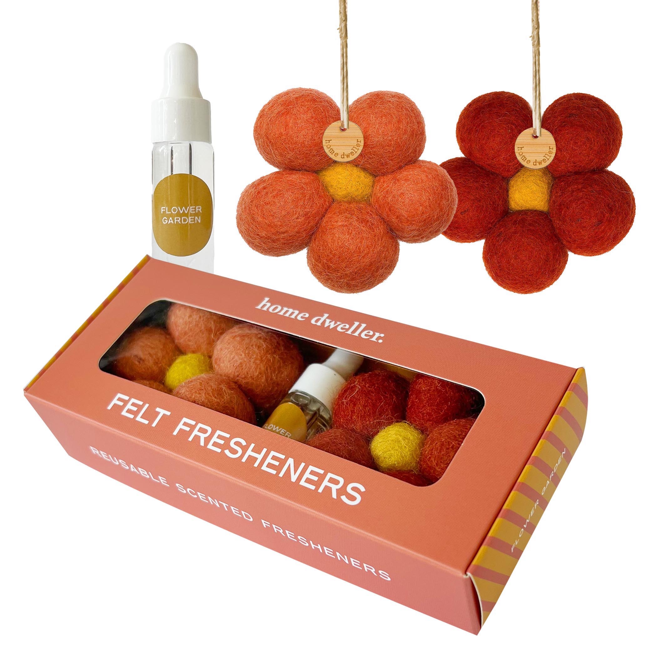 Home Dweller- Felt Fresheners – Flower Garden