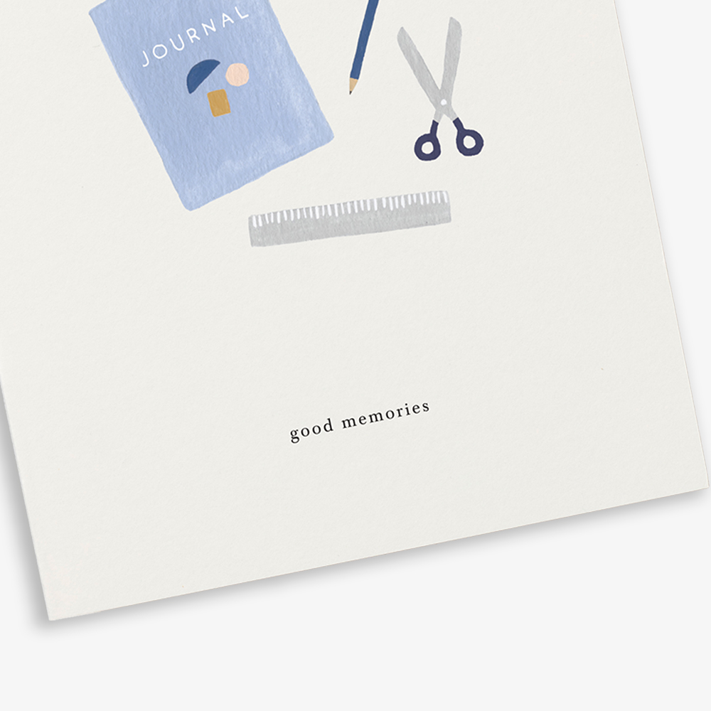 Kartotek Greeting Card – Journaling (good memories)