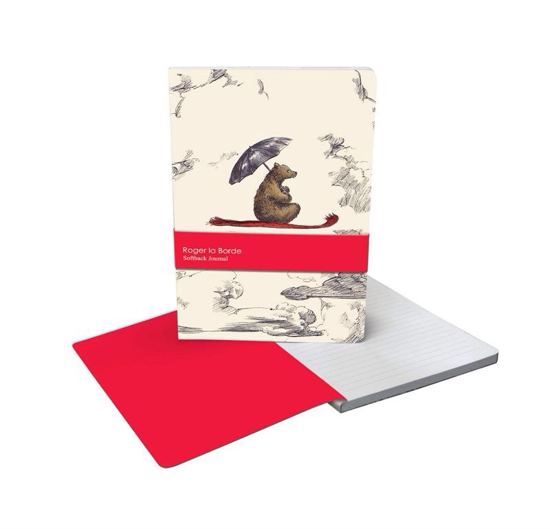 Roger La Borde – Flying Bear – A5 Softback Journal