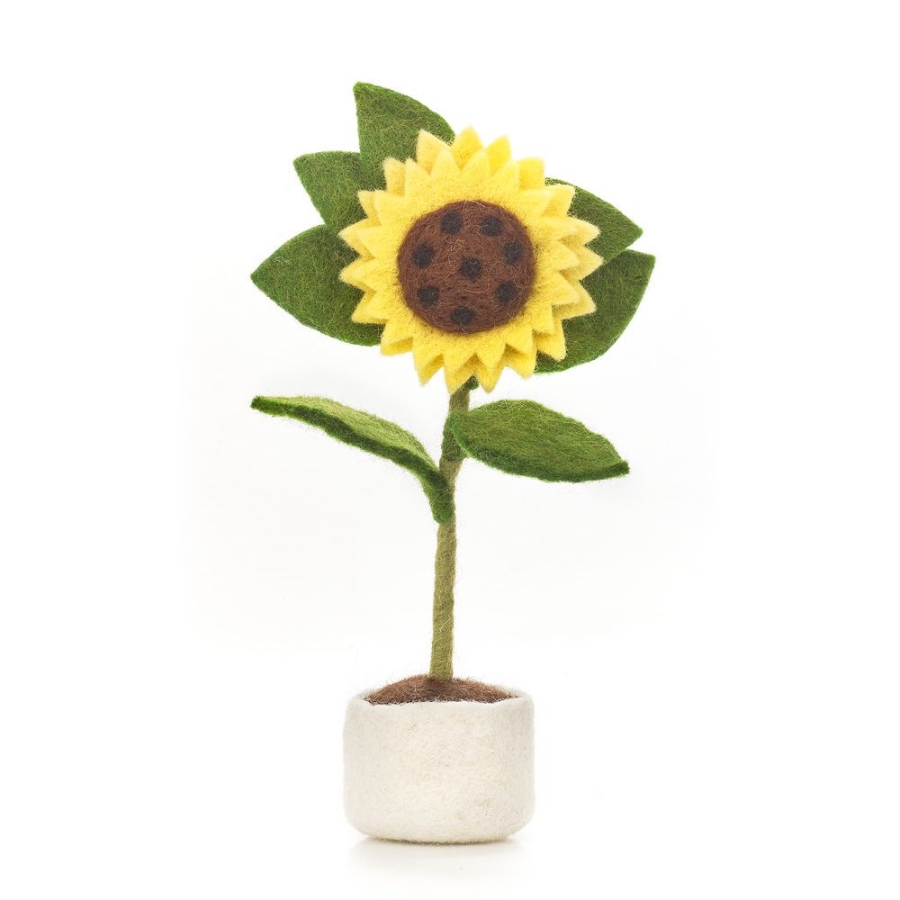 Felt so good – Handmade Felt Garden Sunflower Standing Home Dec…