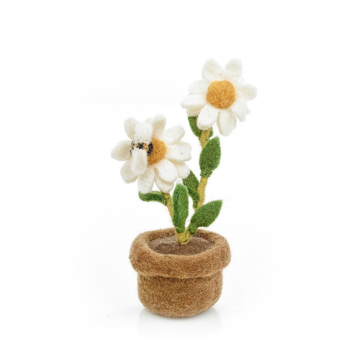 Felt so good – Handmade Felt Dazy Daisy Standing Spring Flower…