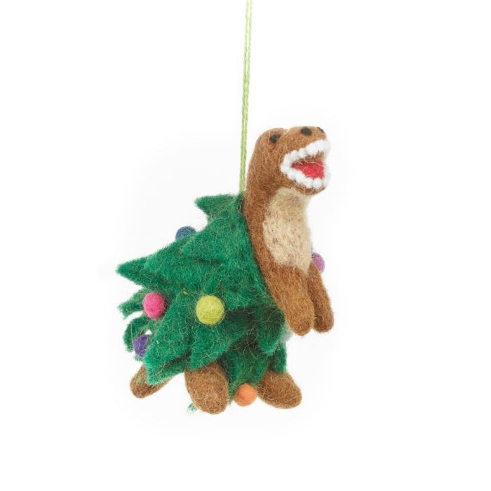 Felt so good – Handmade Needle Felt Tree-Rex Hanging Christmas…