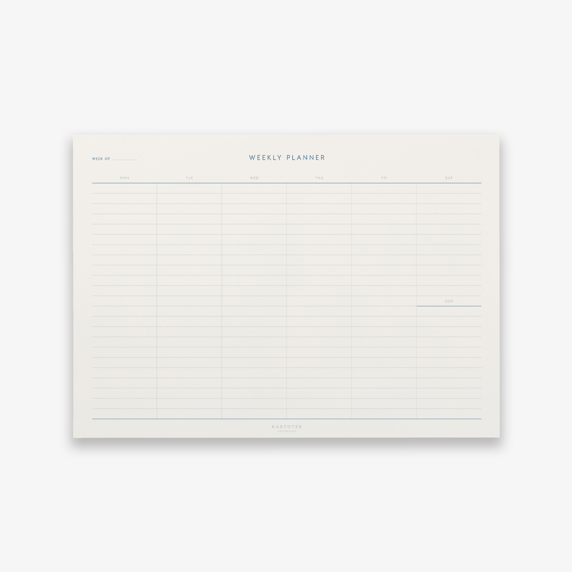 Wire-O Weekly Planner Notebook