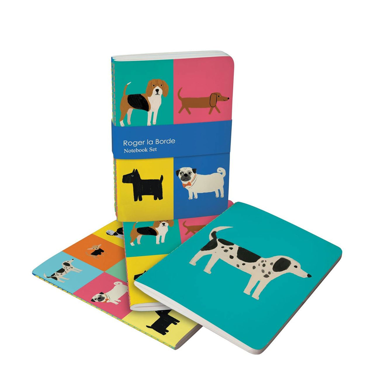Roger La Borde - Prize Pooches Set of 3 - A6 Notebook