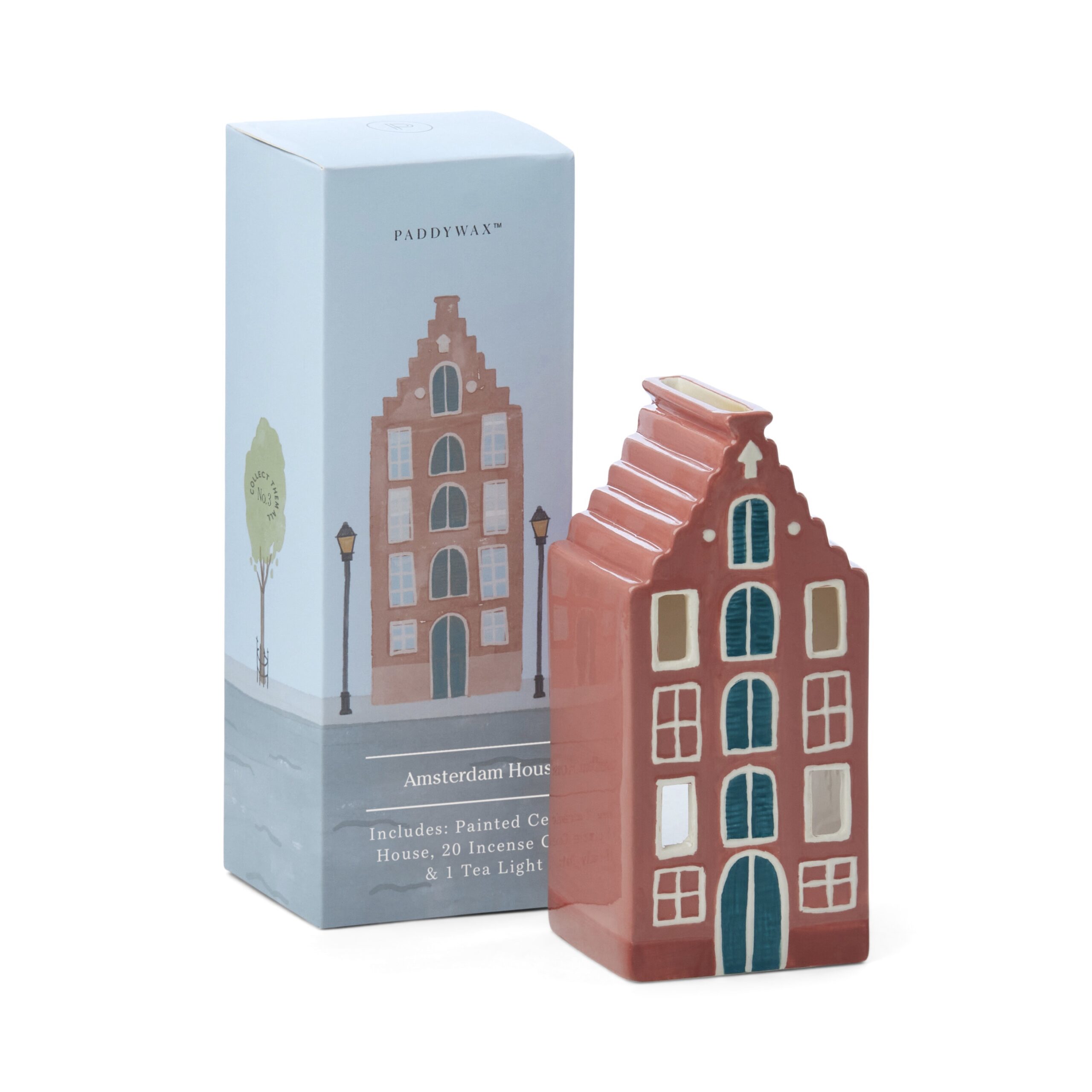 PADDYWAX-The Amsterdam House – Incense & Tea Light Holder
