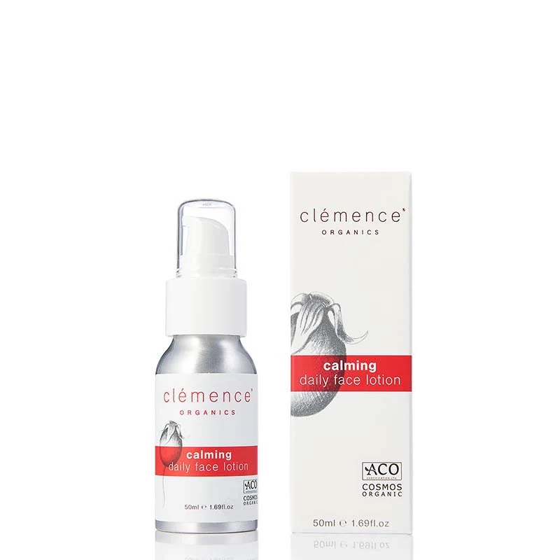 CLEMENCE ORGANICS – CALMING DAILY FACE LOTION