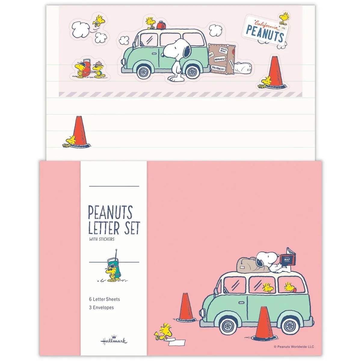 Hallmark Snoopy Peanuts Letter Set – let’s happy journey